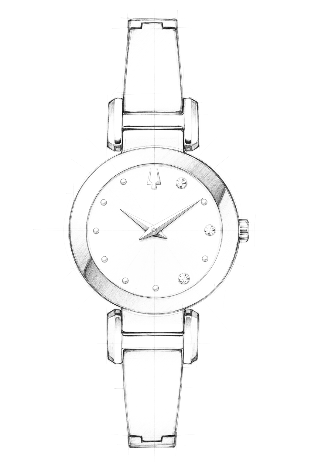 Watch technical diagram