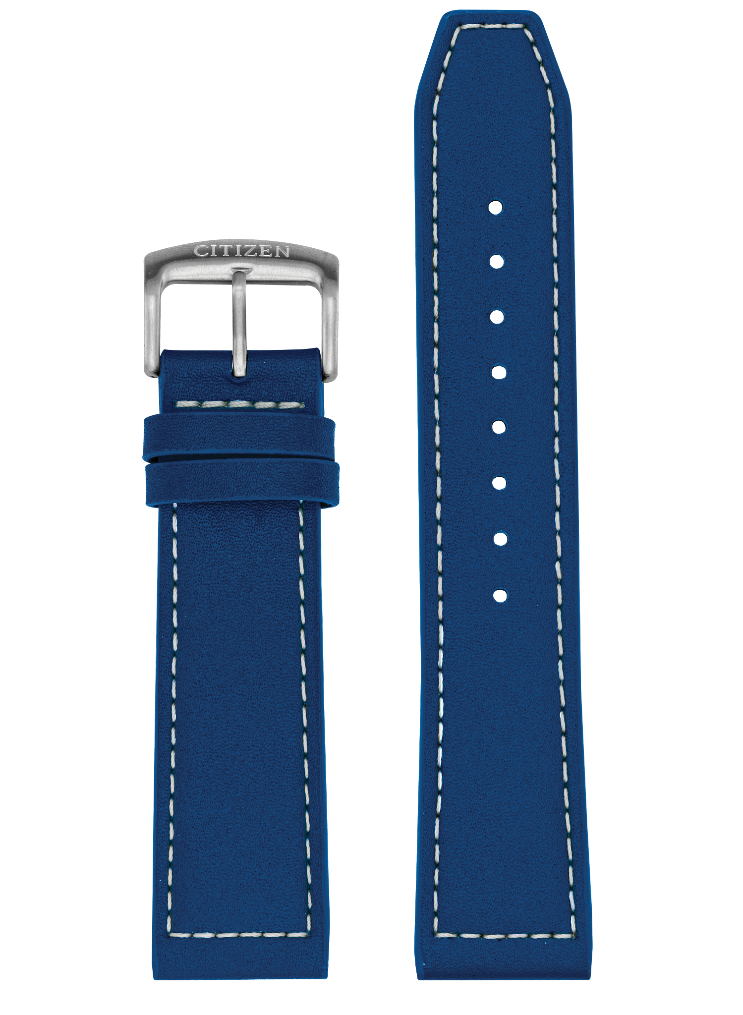 Blue Leather Strap