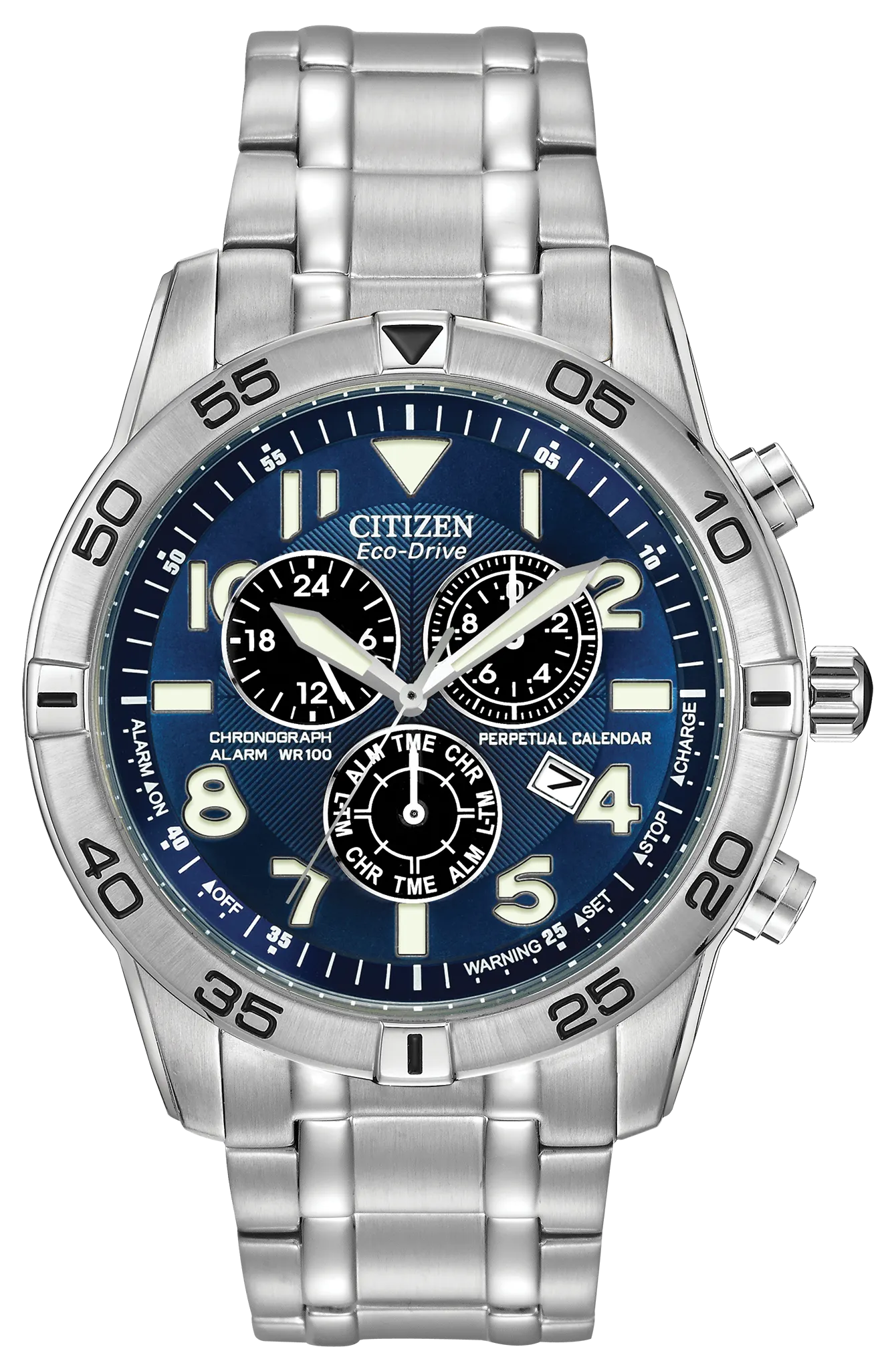 Brycen Blue Dial Stainless Steel Bracelet BL5470-57L | CITIZEN
