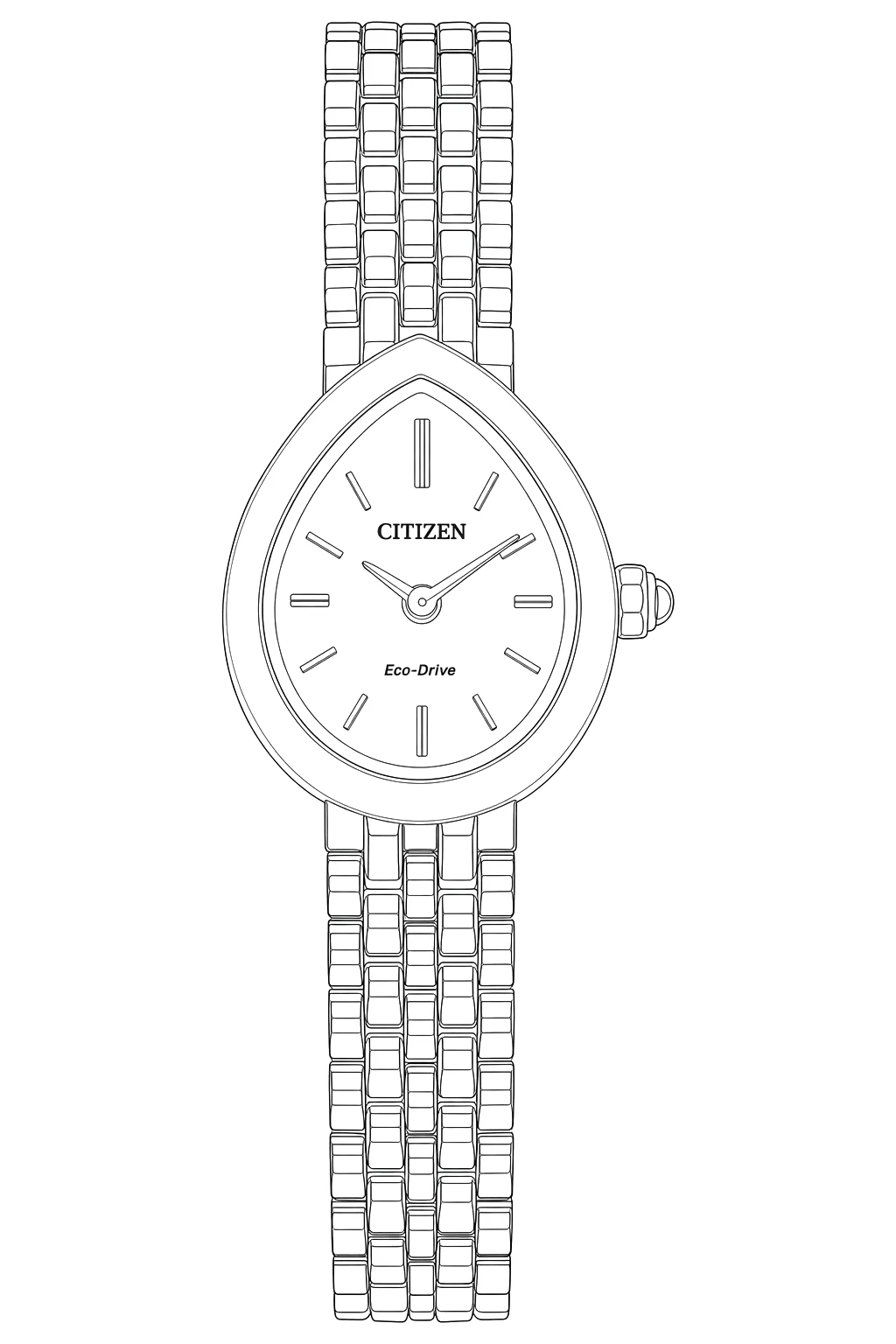 Watch technical diagram