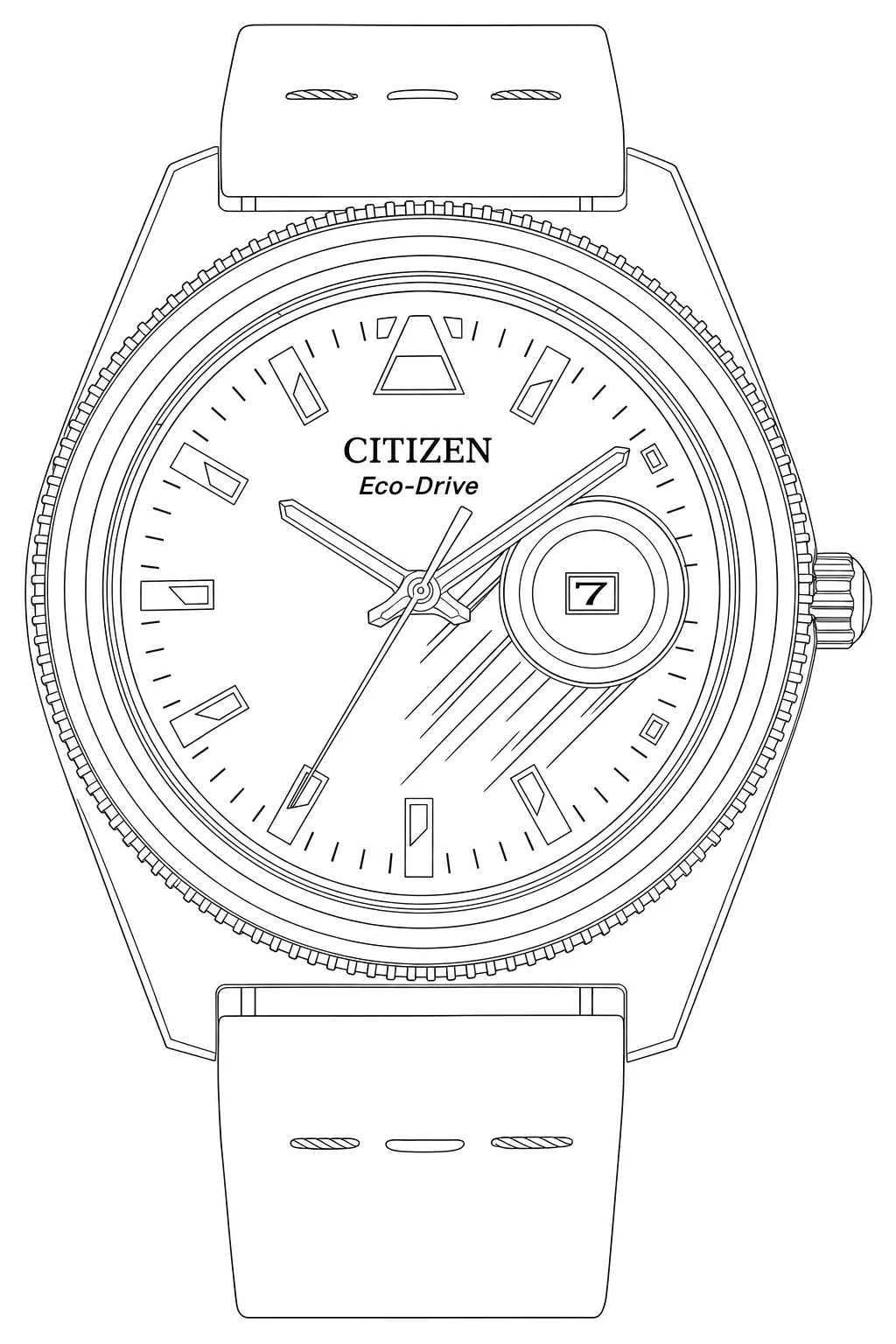 Watch technical diagram
