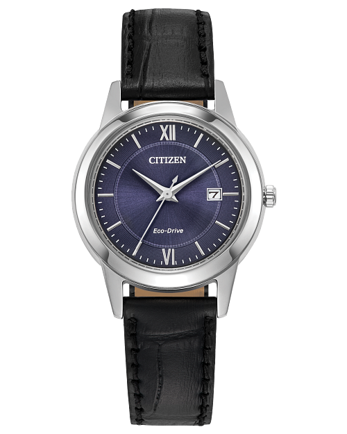 Classic Blue Dial Leather Strap FE1087 01L CITIZEN