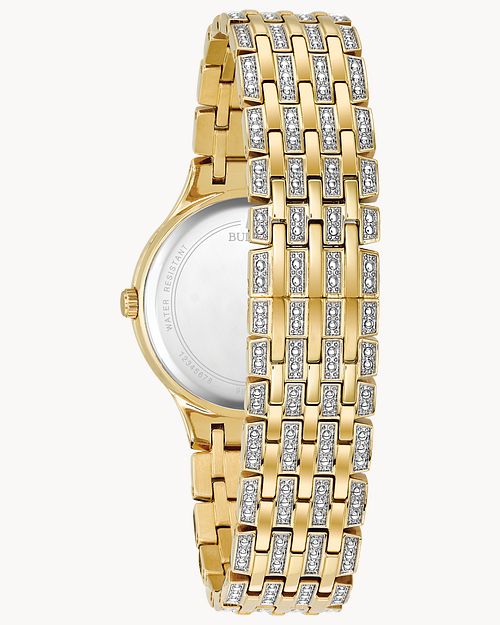 Bulova phantom crystal clearance watch