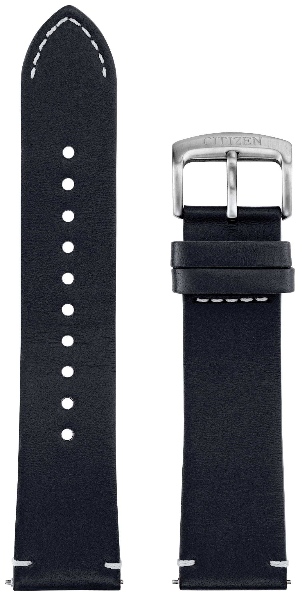 Black Leather Strap (22mm) image number NaN