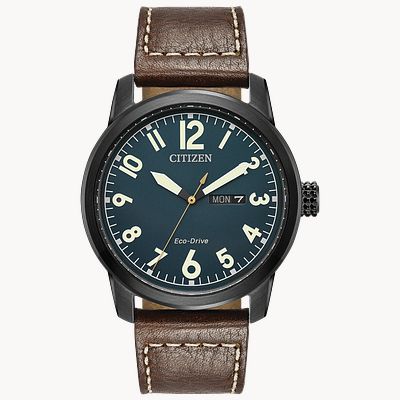Citizen eco top drive military watch