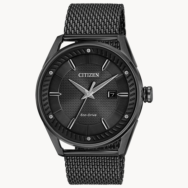 Citizen eco black watch best sale