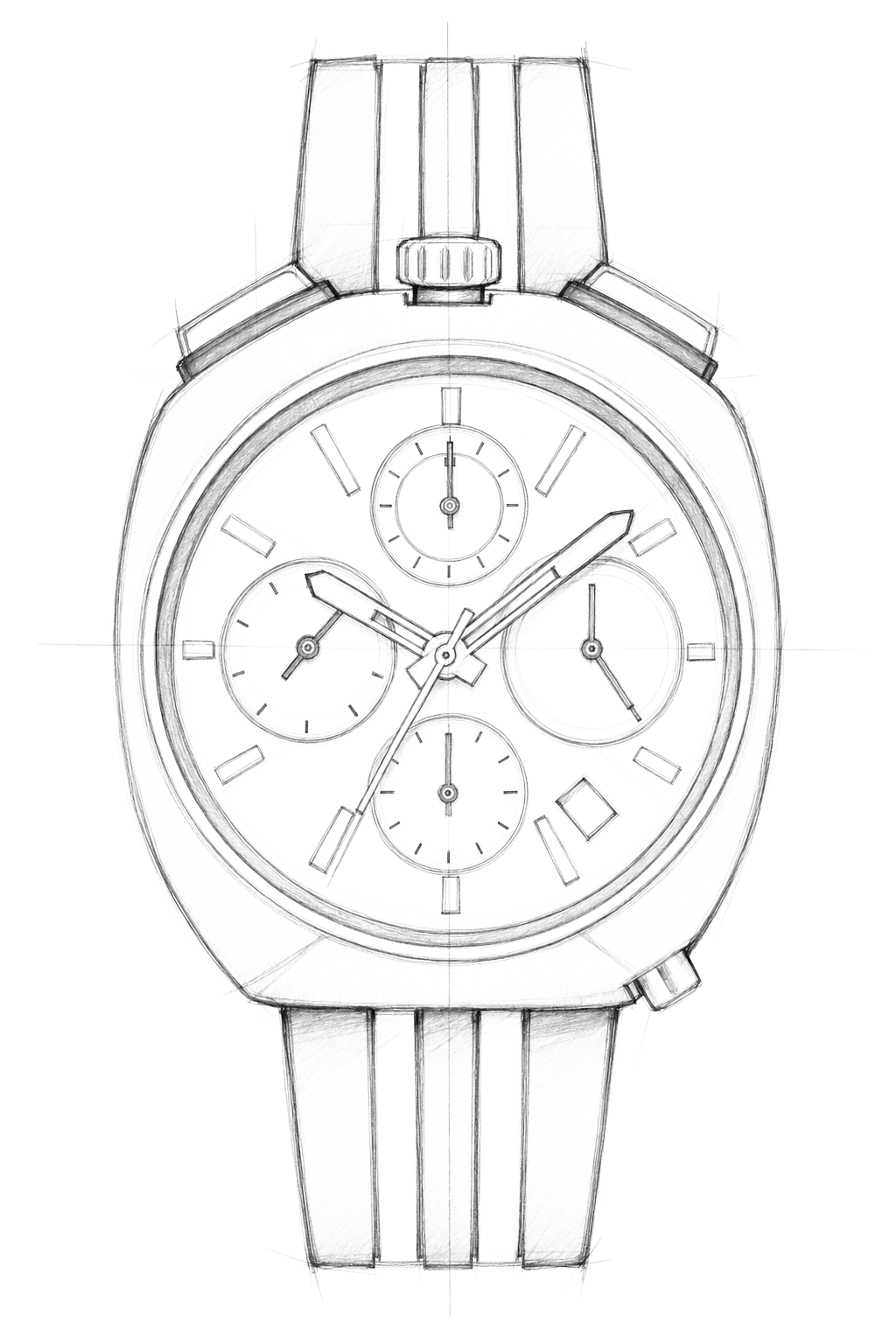 Watch technical diagram