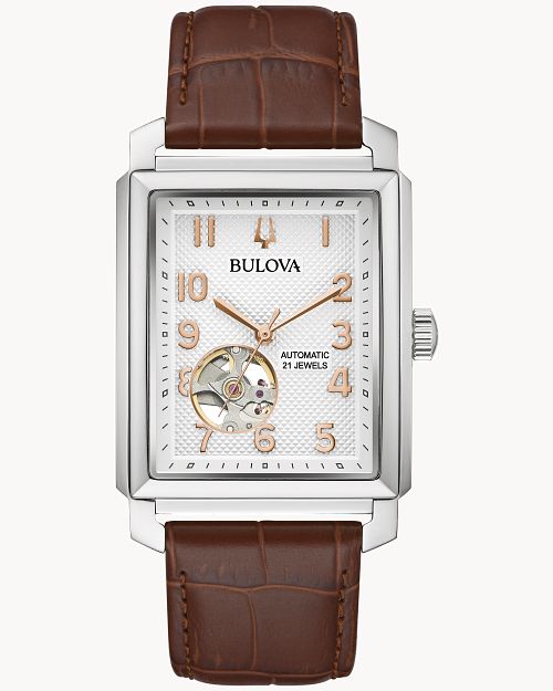Bulova rectangular men's best sale watch