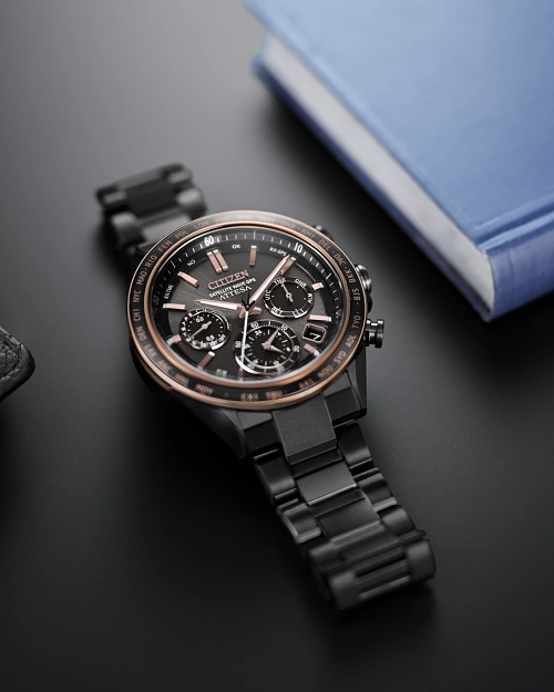 ATTESA Brown Dial Super Titanium with DLC Coating Bracelet ATTESA Brown Dial Super Titanium with DLC Coating Bracelet