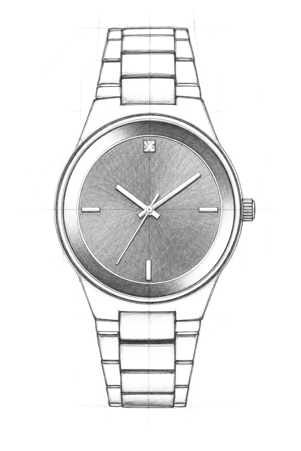 Watch technical diagram