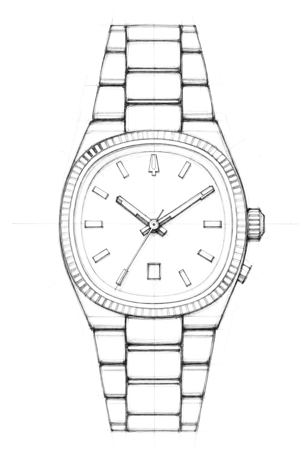 Watch technical diagram