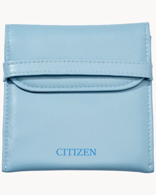 Citizen Blue Leather Watch Pouch image number 0