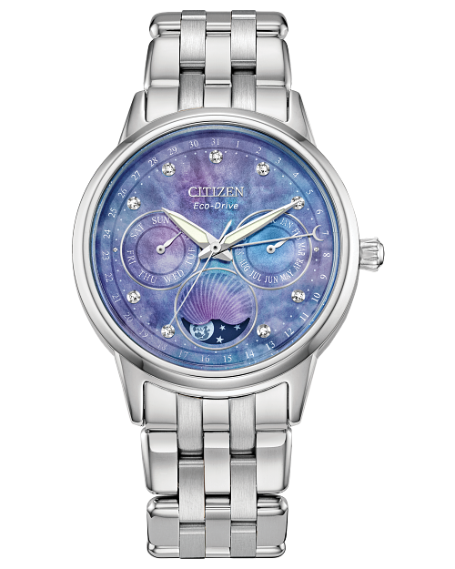 Calendrier Blue Dial Stainless Steel Bracelet FD0000 52N CITIZEN