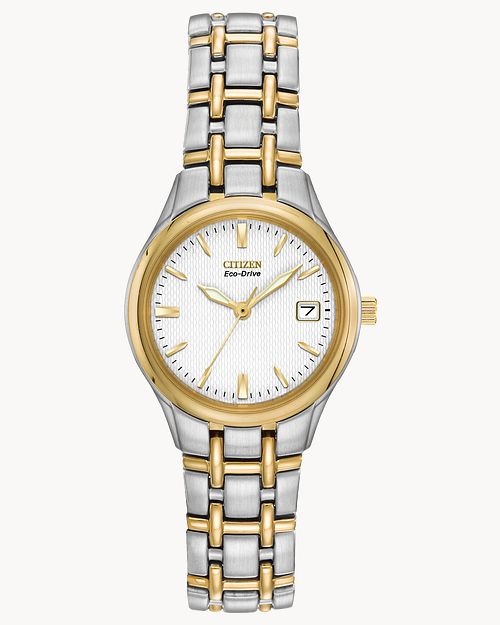 Citizen eco drive two tone best sale