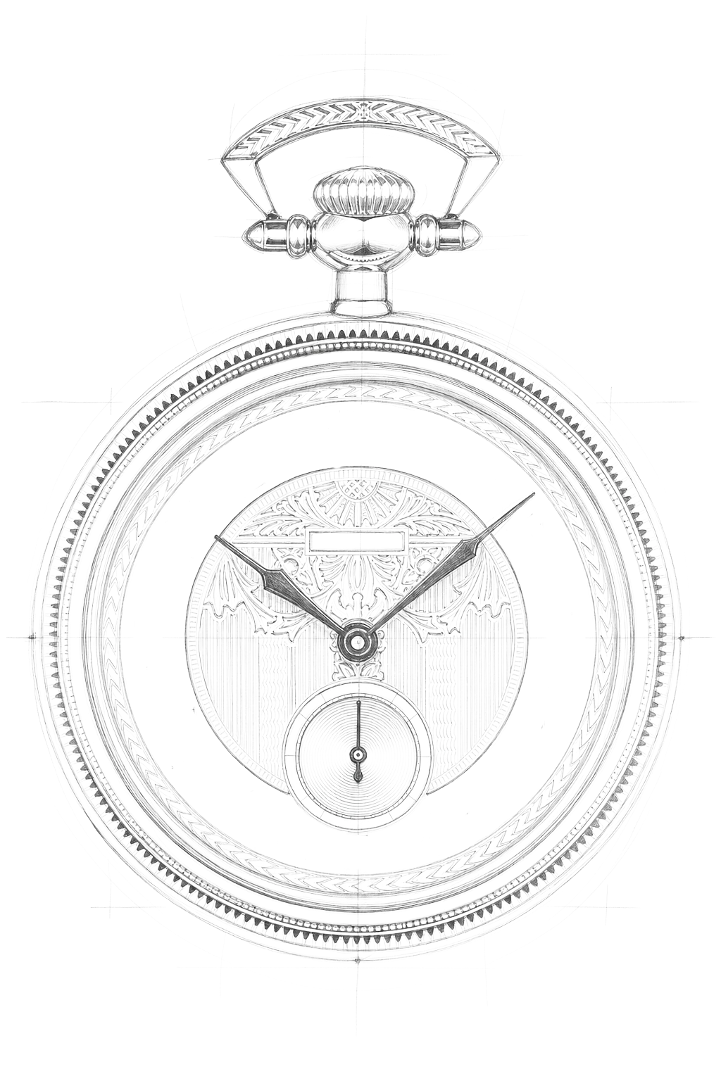 Watch technical diagram