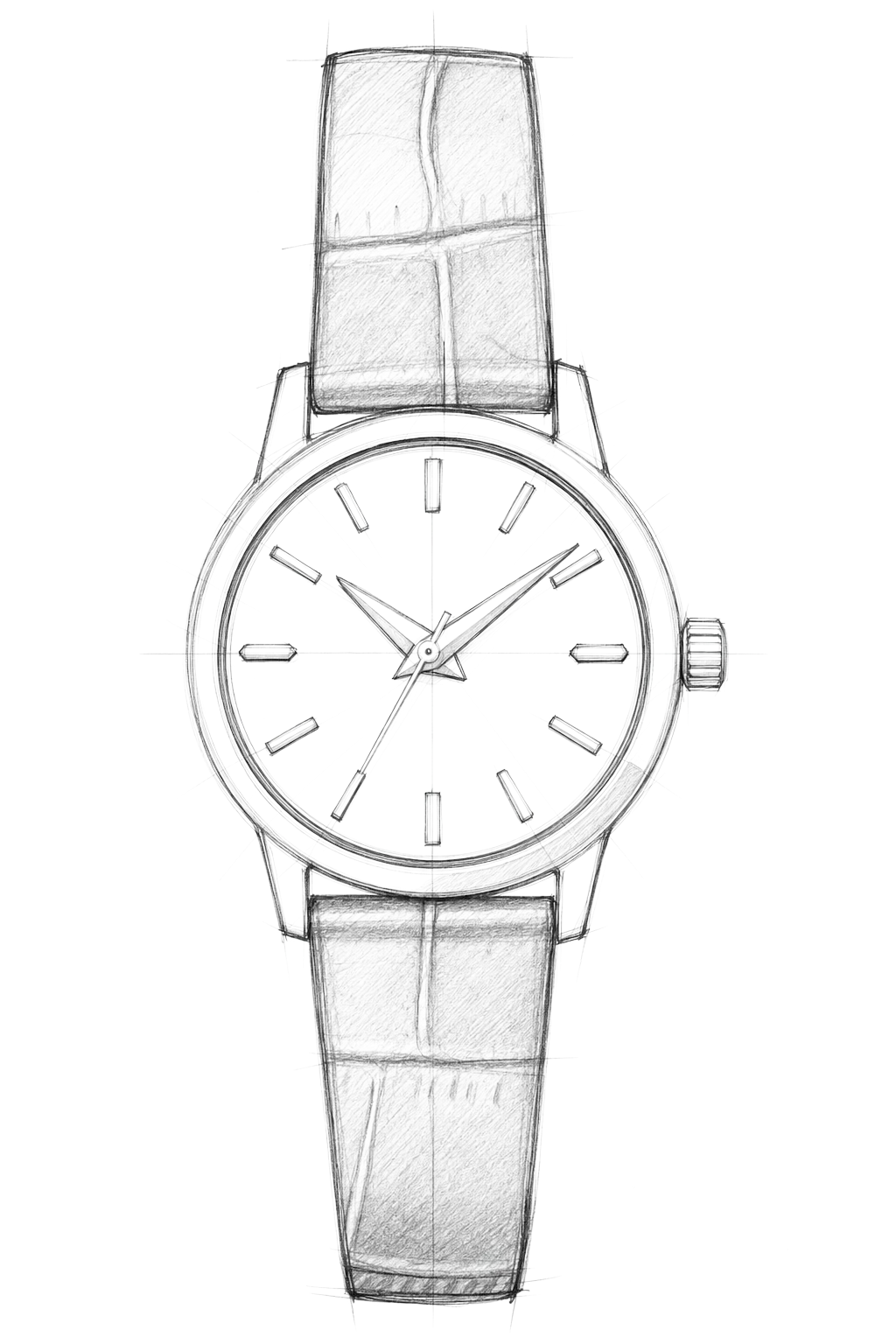 Watch technical diagram