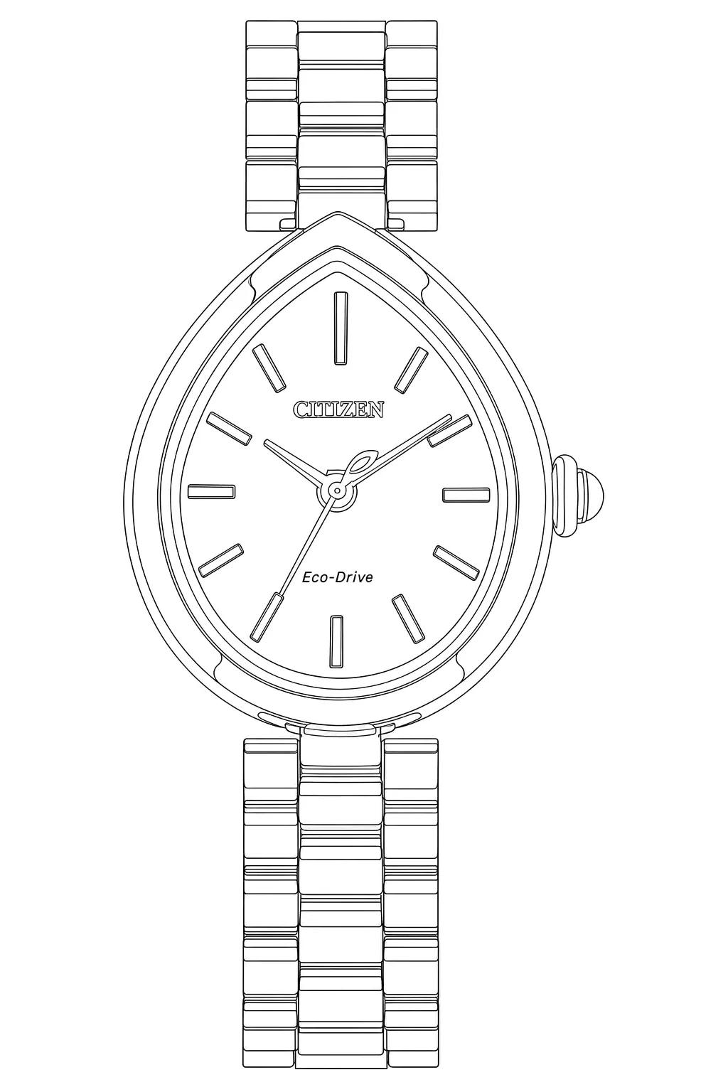 Watch technical diagram