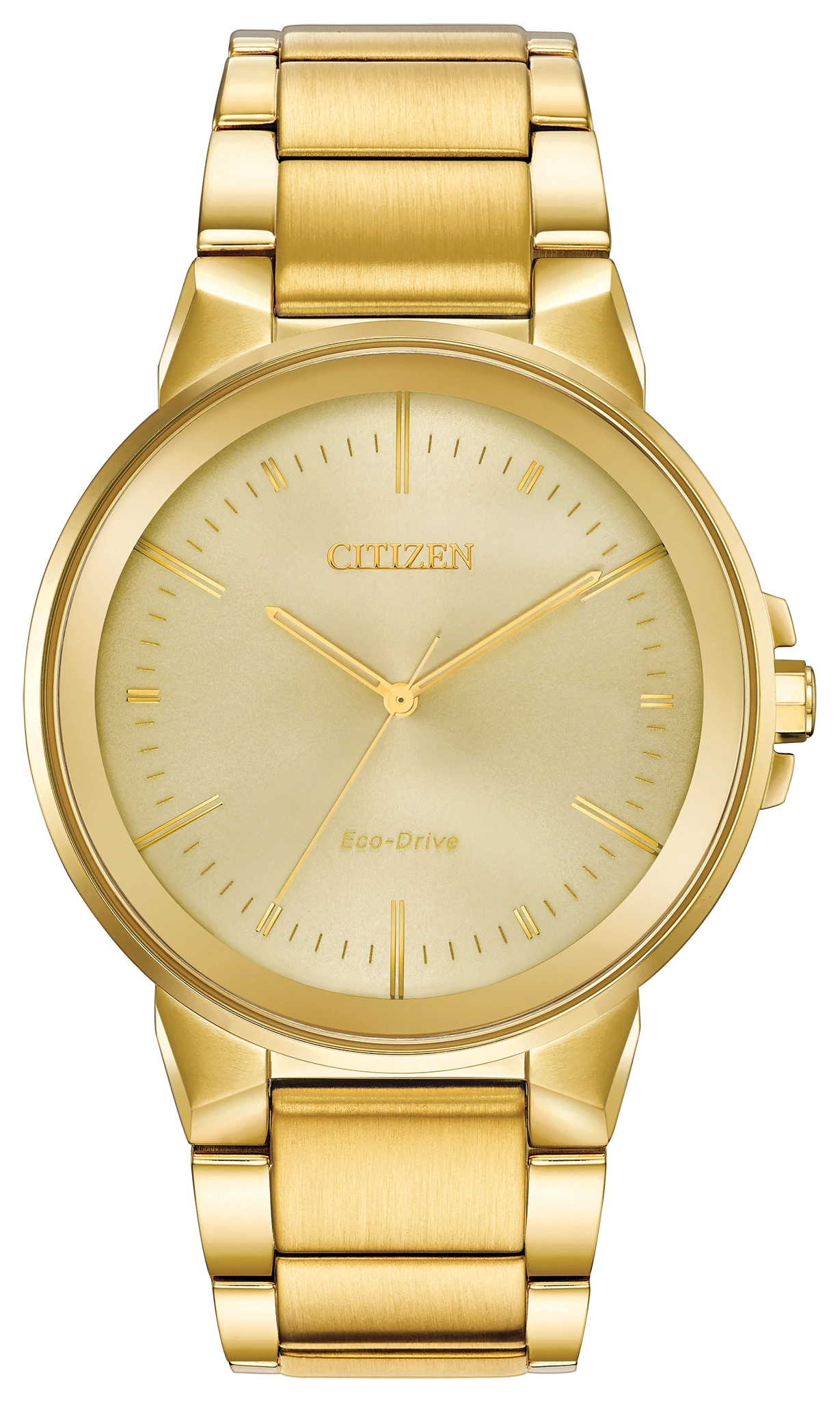 Axiom - Men's Eco-Drive Gold-Tone Champagne Dial Watch | CITIZEN
