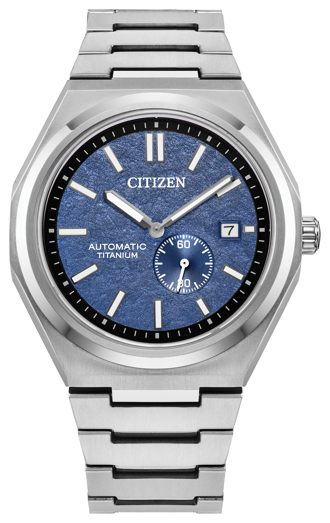au maison Zenshin Mechanical Blue Dial Super Titanium Bracelet NJ0180-80L