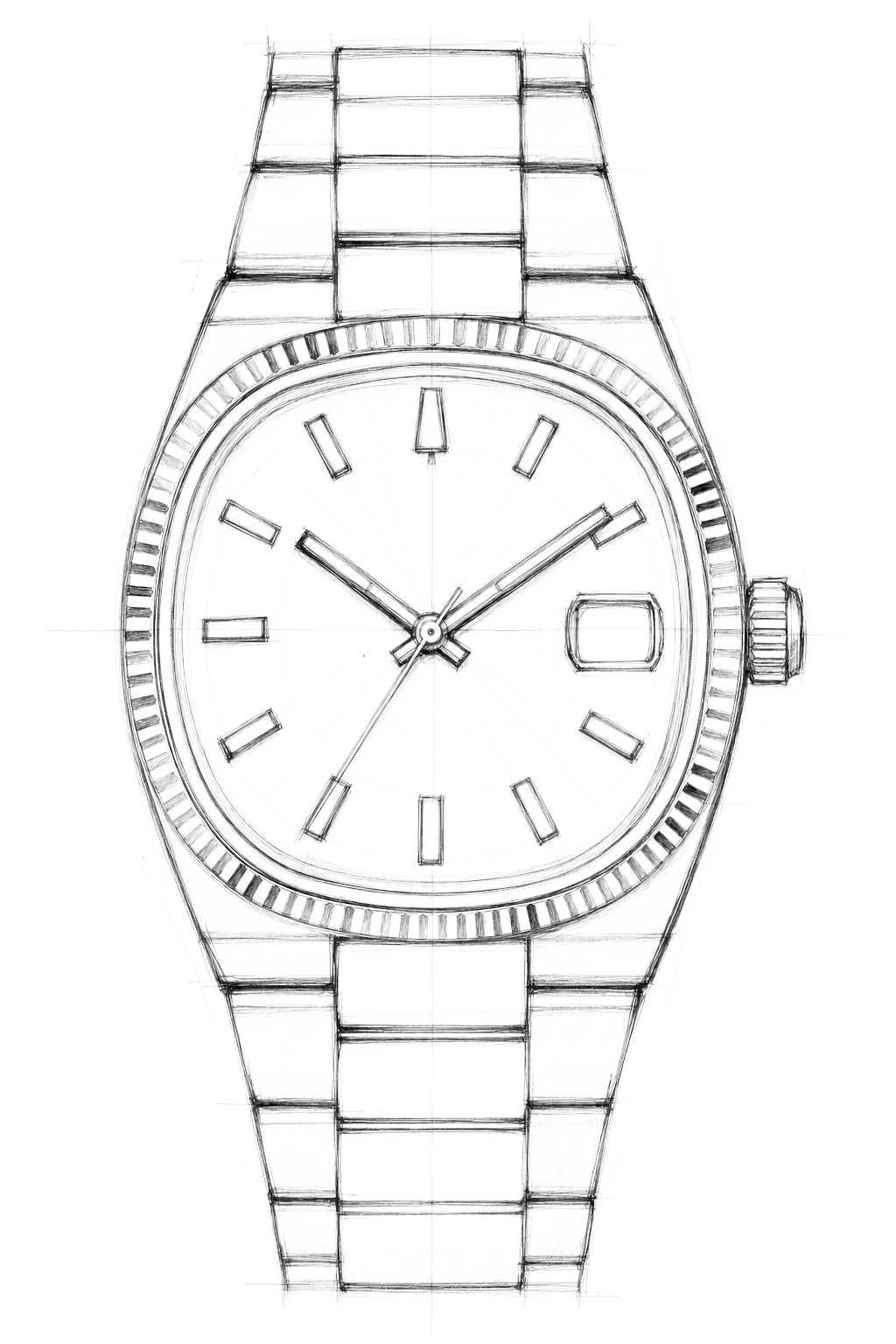 Watch technical diagram