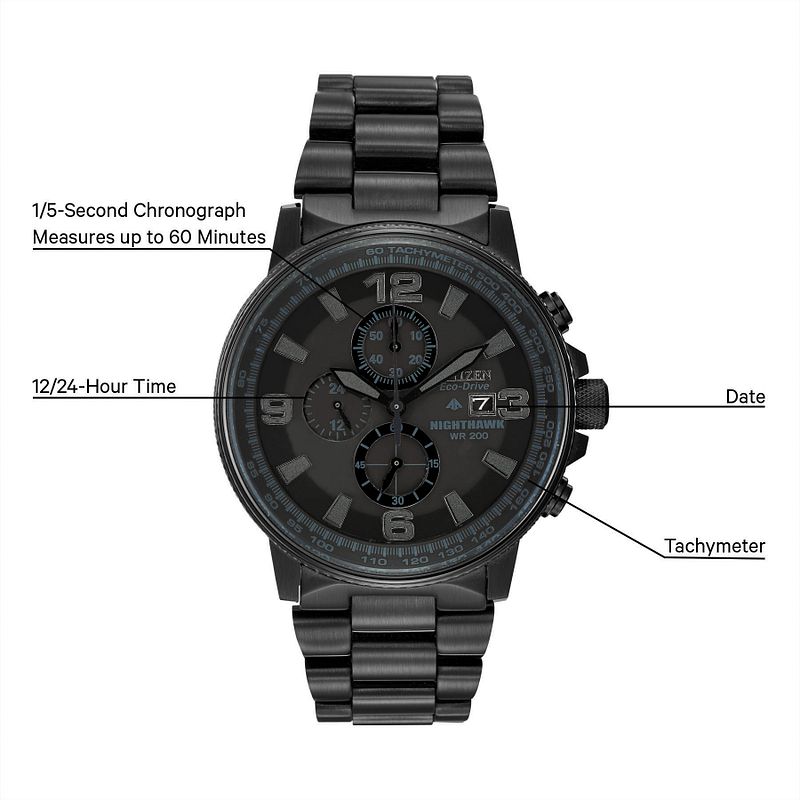 Citizen eco drive 2025 nighthawk flight gents watch