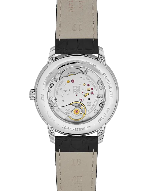Caseback of Moneta Handwinding with hand-wound FC-435