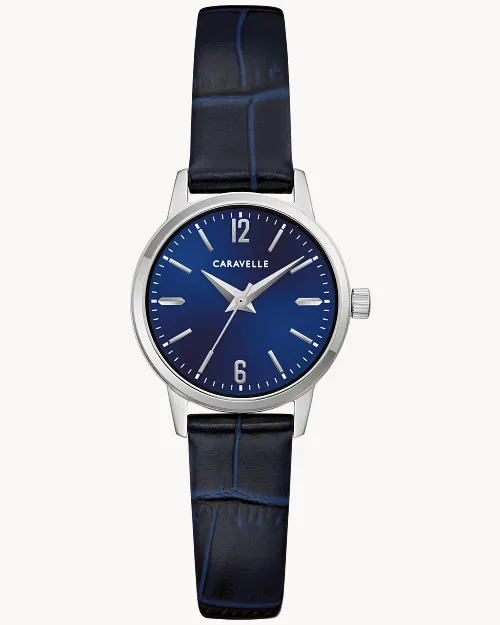 Blue Dial Leather Strap Classic 43L229 | Bulova Blue Dial Leather Strap Classic 43L229 | Bulova