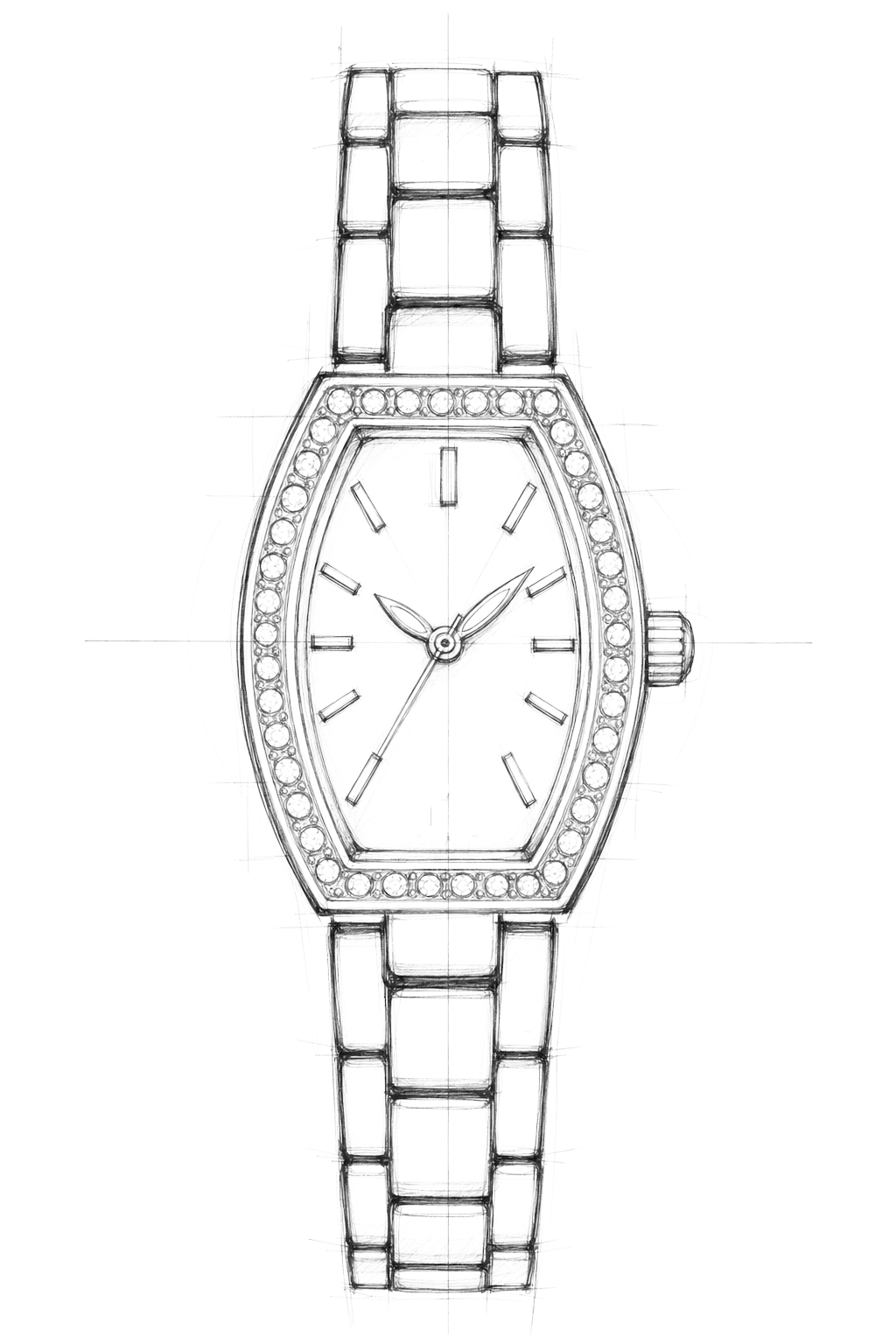 Watch technical diagram
