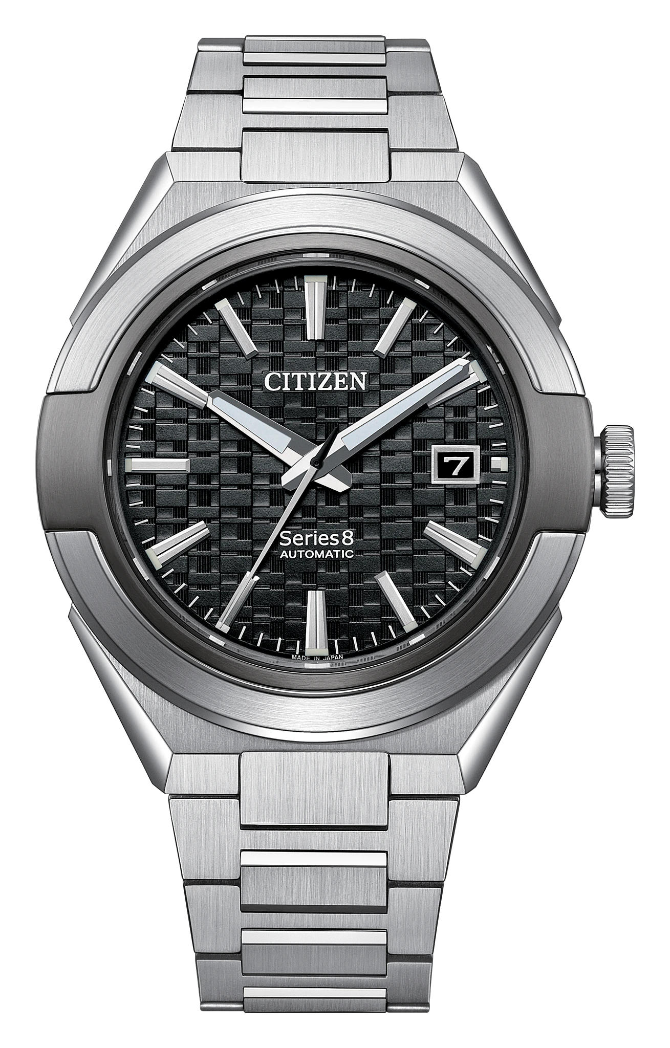 au maison Series8 870 Black Dial Stainless Steel Bracelet NA1036-56E