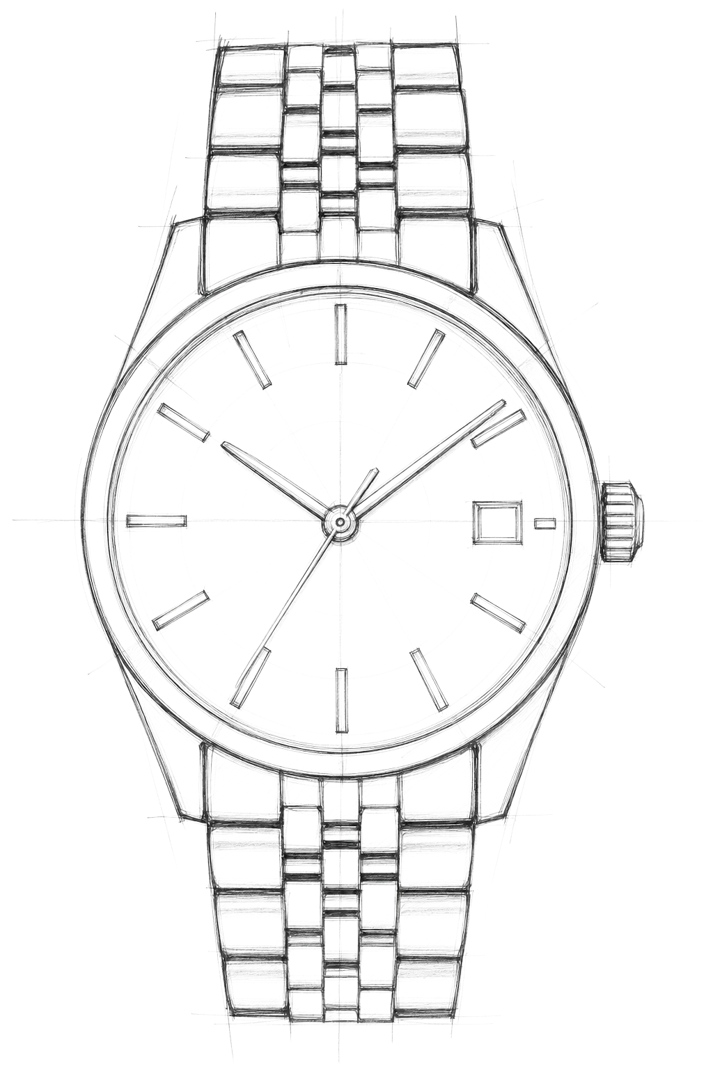 Watch technical diagram