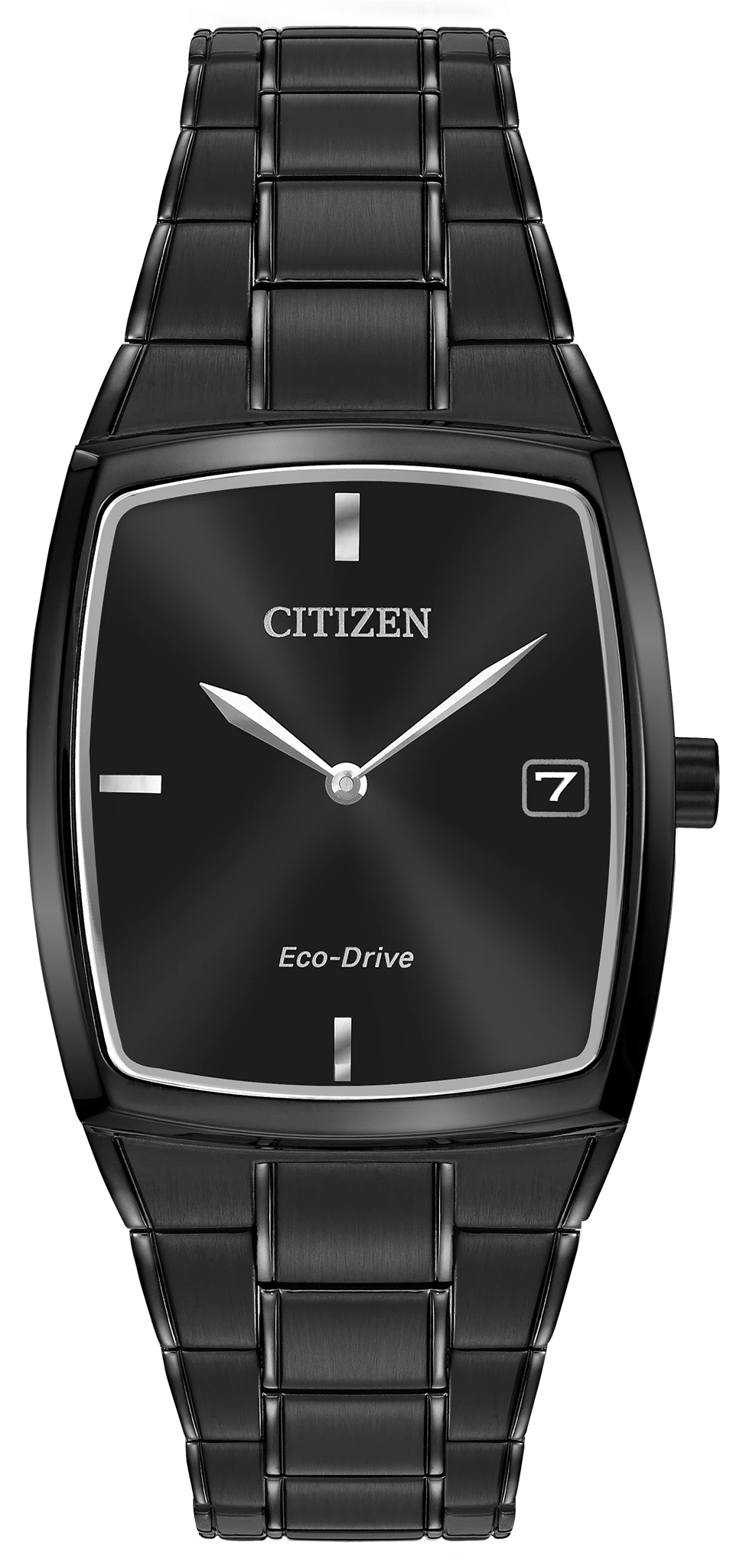 Citizen Eco-Drive Journal Standard ブラック Citizen WDR Eco-Drive Black Blue Dial Stainless Steel Watch