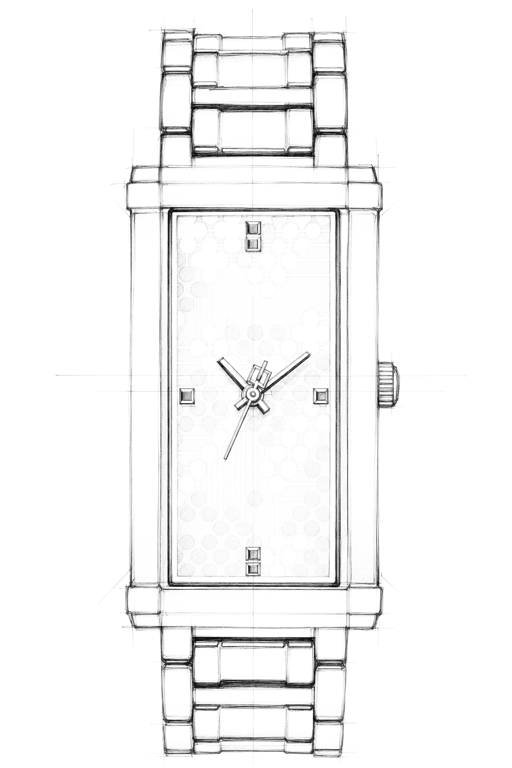 Watch technical diagram