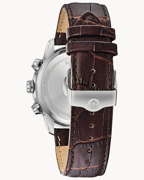 Bulova mens watch leather band outlet