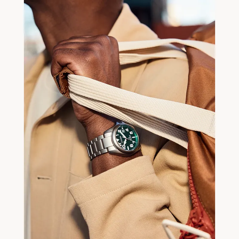 Promaster Tough Green Dial Super Titanium Bracelet BN0241-59W