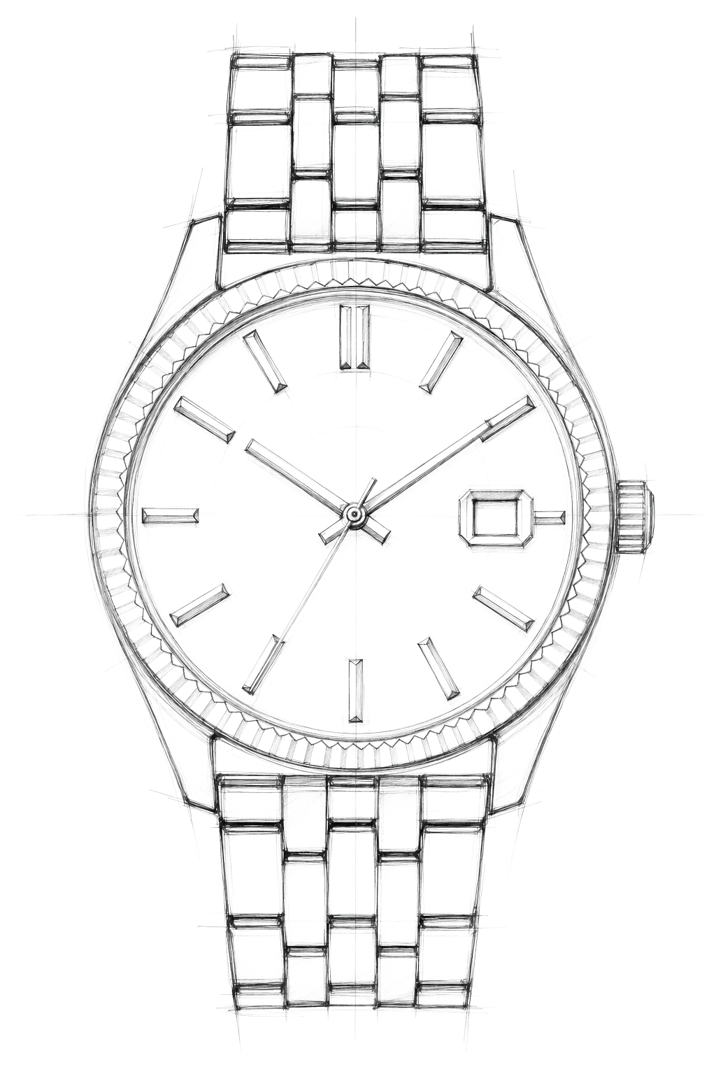 Watch technical diagram