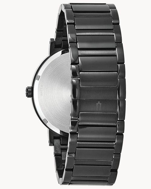 Bulova mens top watch black
