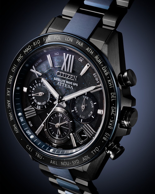 ATTESA Black Dial Super Titanium with DLC Coating Bracelet ATTESA Black Dial Super Titanium with DLC Coating Bracelet
