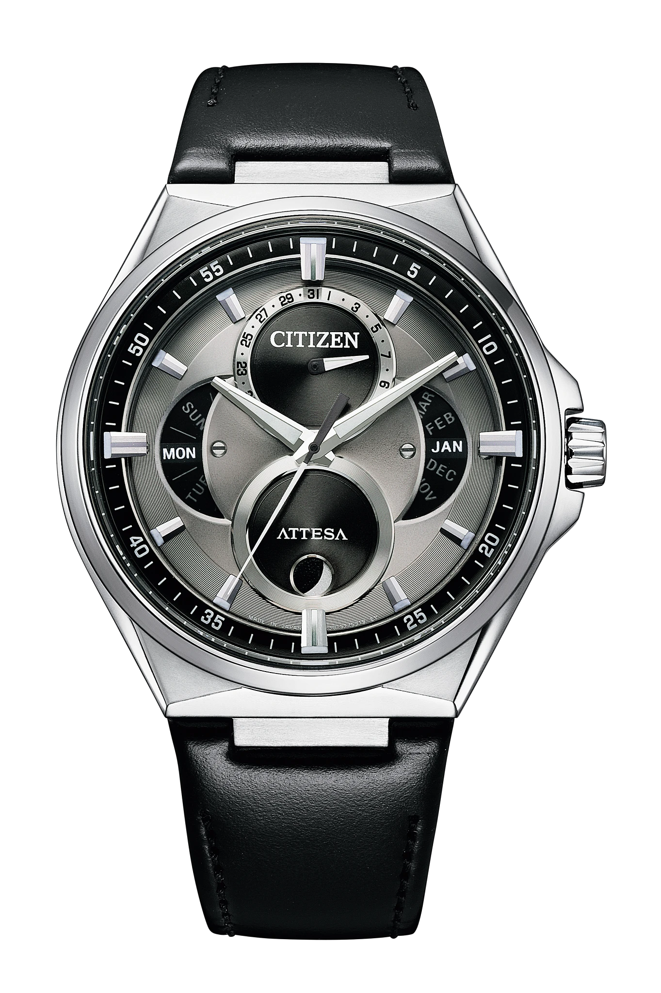 Citizen アテッサ　BU0060-09H ATTESA Gray Dial Leather Strap BU0060-09H | CITIZEN