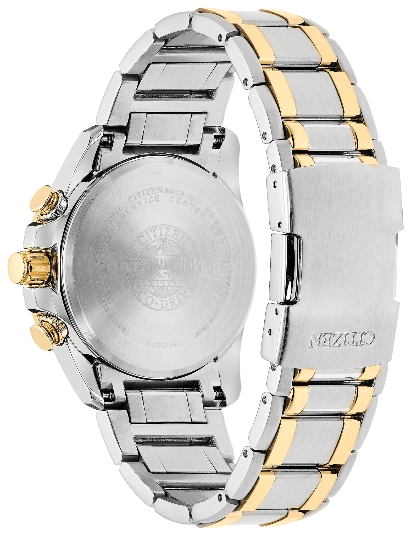 PCAT - Men's Eco-Drive AT4004-52E 5 Timezone Atomic Watch