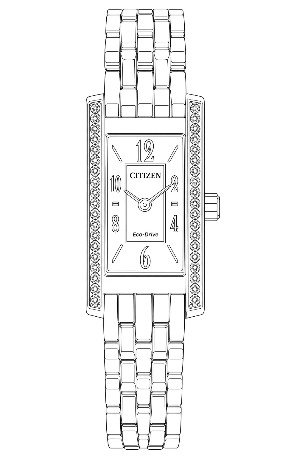 Watch technical diagram
