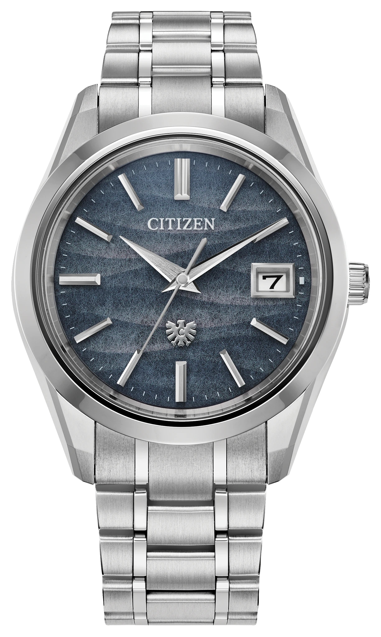 au maison The CITIZEN Gray Dial Super Titanium Bracelet AQ4100-65H