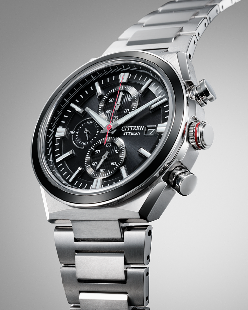 ATTESA Black Dial Super Titanium Bracelet CA0836-68E | CITIZEN ATTESA Black Dial Super Titanium Bracelet CA0836-68E | CITIZEN