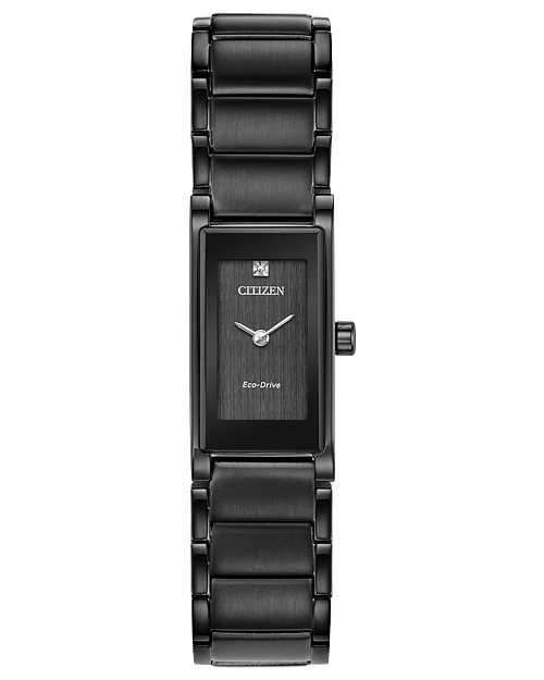 Citizen Axiom Eco Drive Rectangular Black Watch CITIZEN
