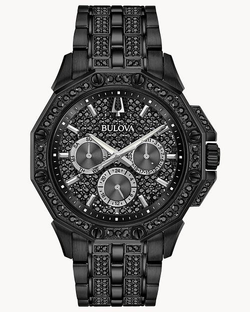 Bulova watch all black outlet