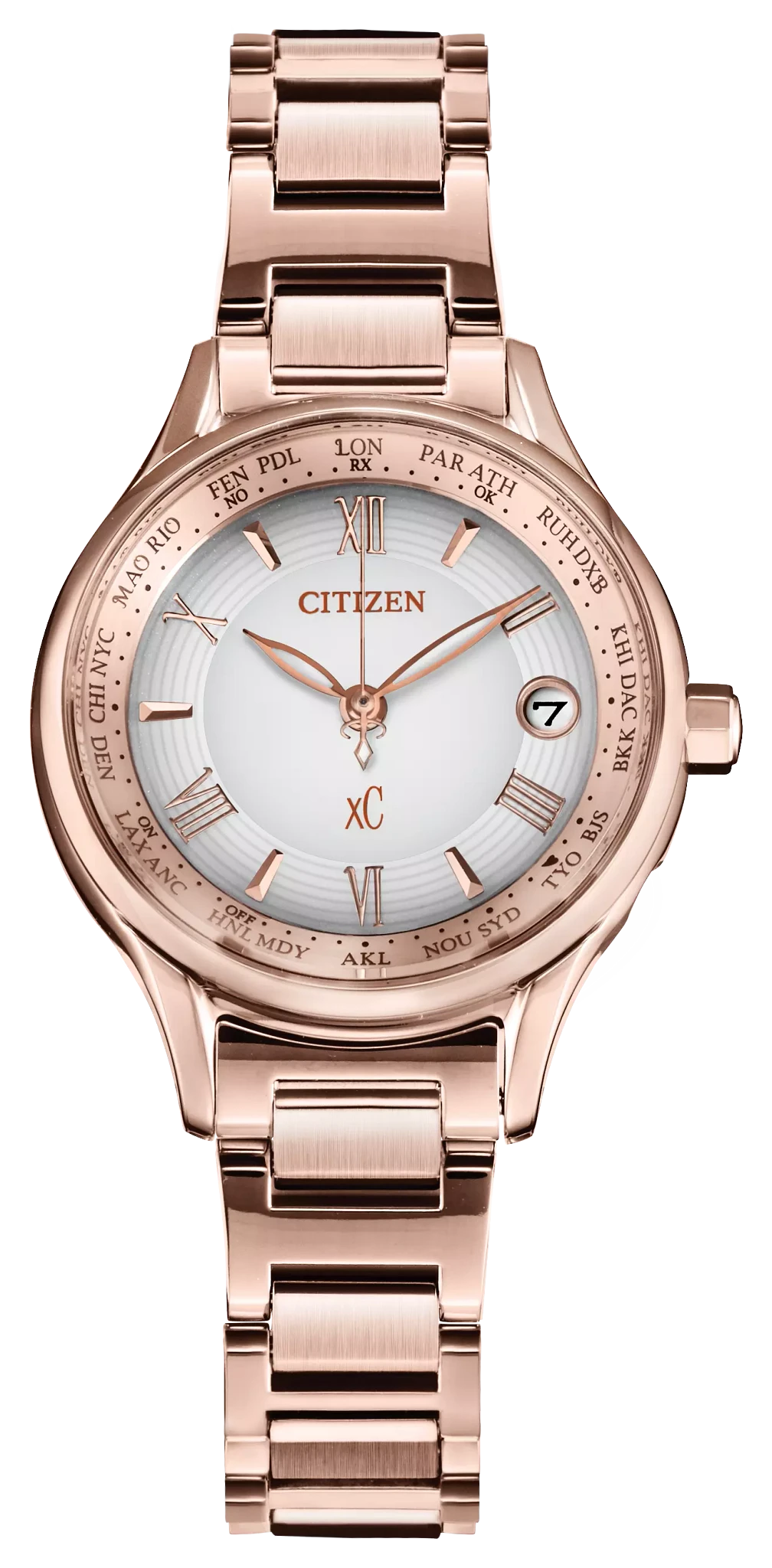 Citizen xC Pink Dial Super Titanium Bracelet EC1164-53W | CITIZEN