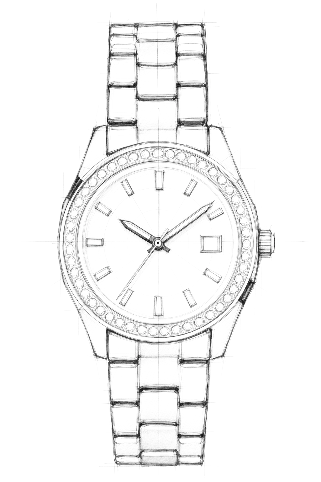Watch technical diagram