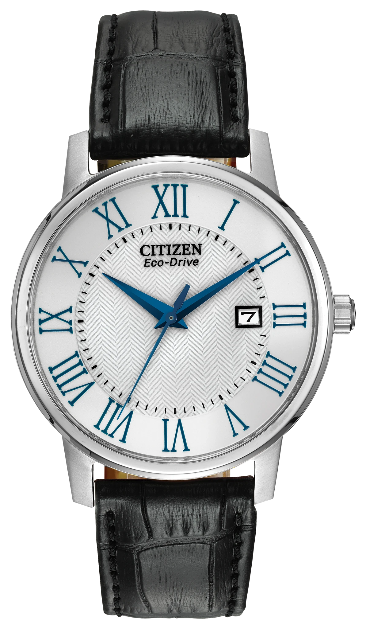 Corso Silver-Tone Dial Leather Strap BM6758-06A | CITIZEN