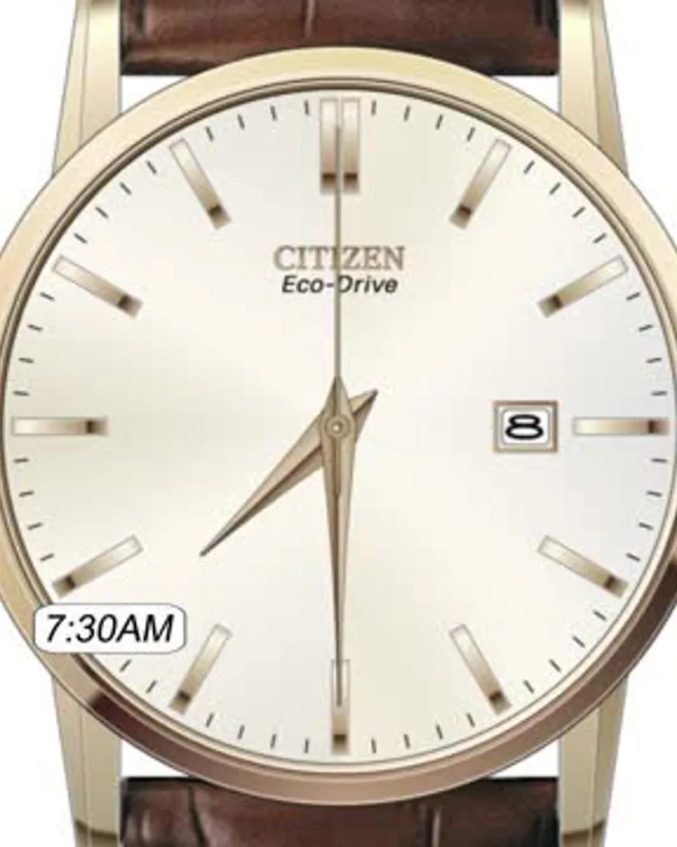 Citizen Orologio Cronografo Eco-Drive Uoo Con Cinturino In Pelle - Foto 13