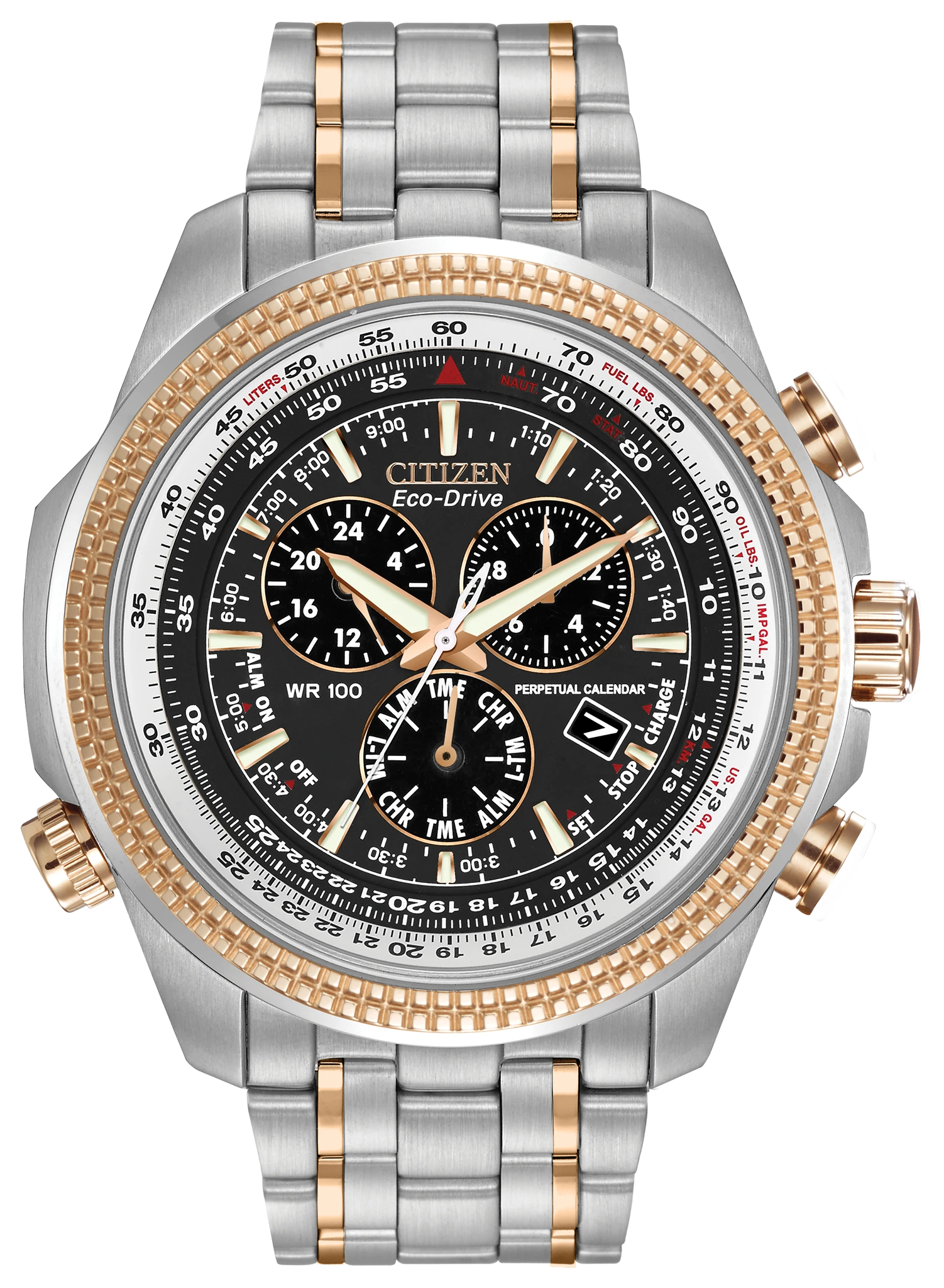 Brycen Black Dial Stainless Steel Bracelet BL5406-56F | CITIZEN