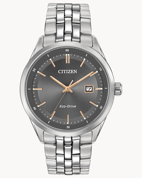 Corso - Men's Eco-Drive Bm7251-53H Silver Gray Dial Watch | Citizen